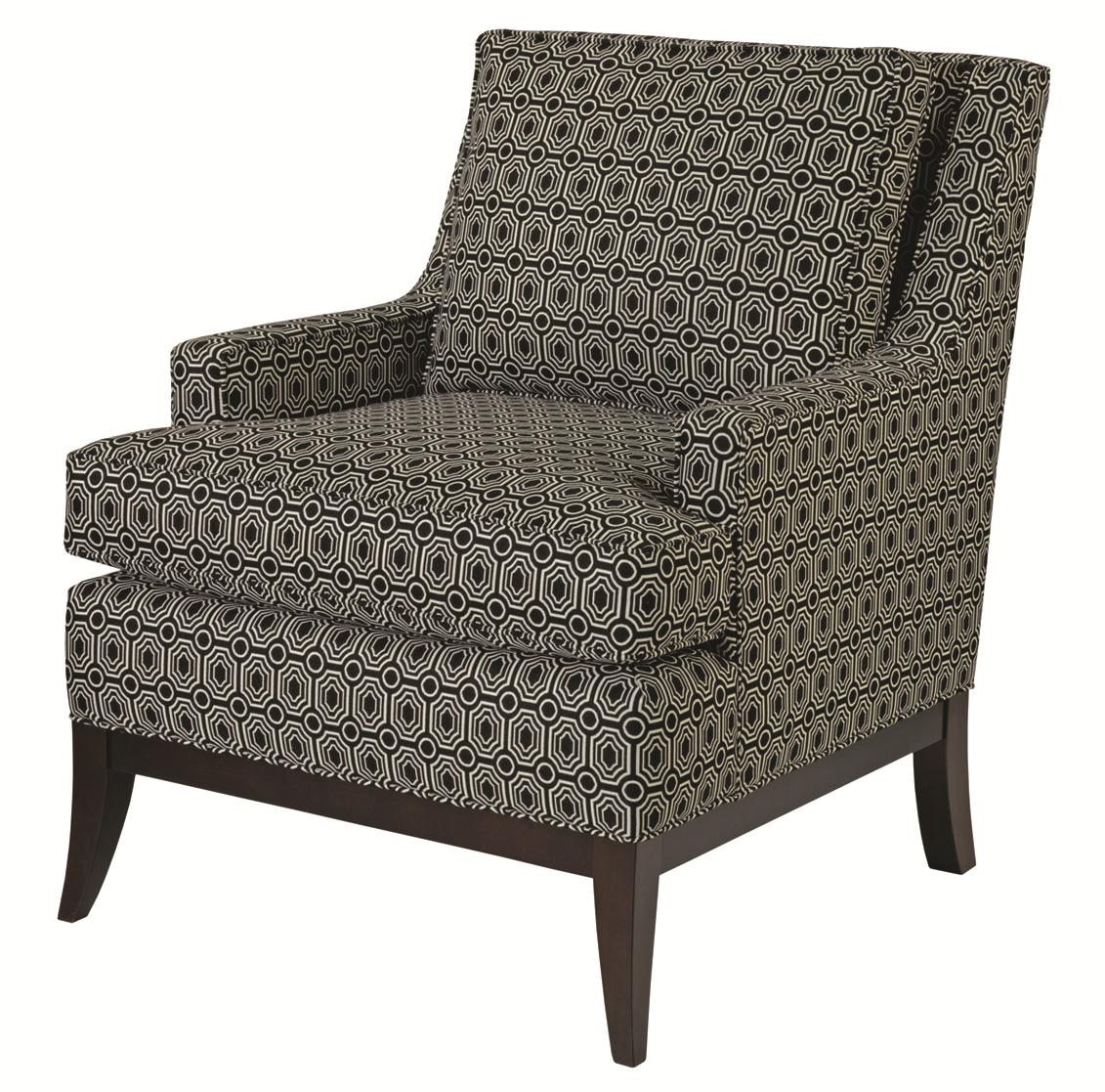 Exposed wood accent shop chair